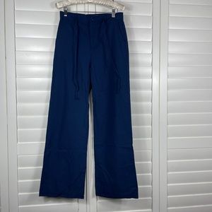 Misslook Navy Blue Wide Leg Trousers, Size S